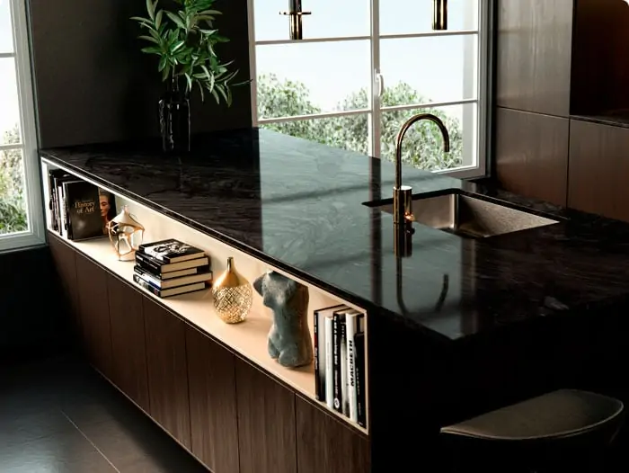 Wood Cabinet Johor Sensa Granite