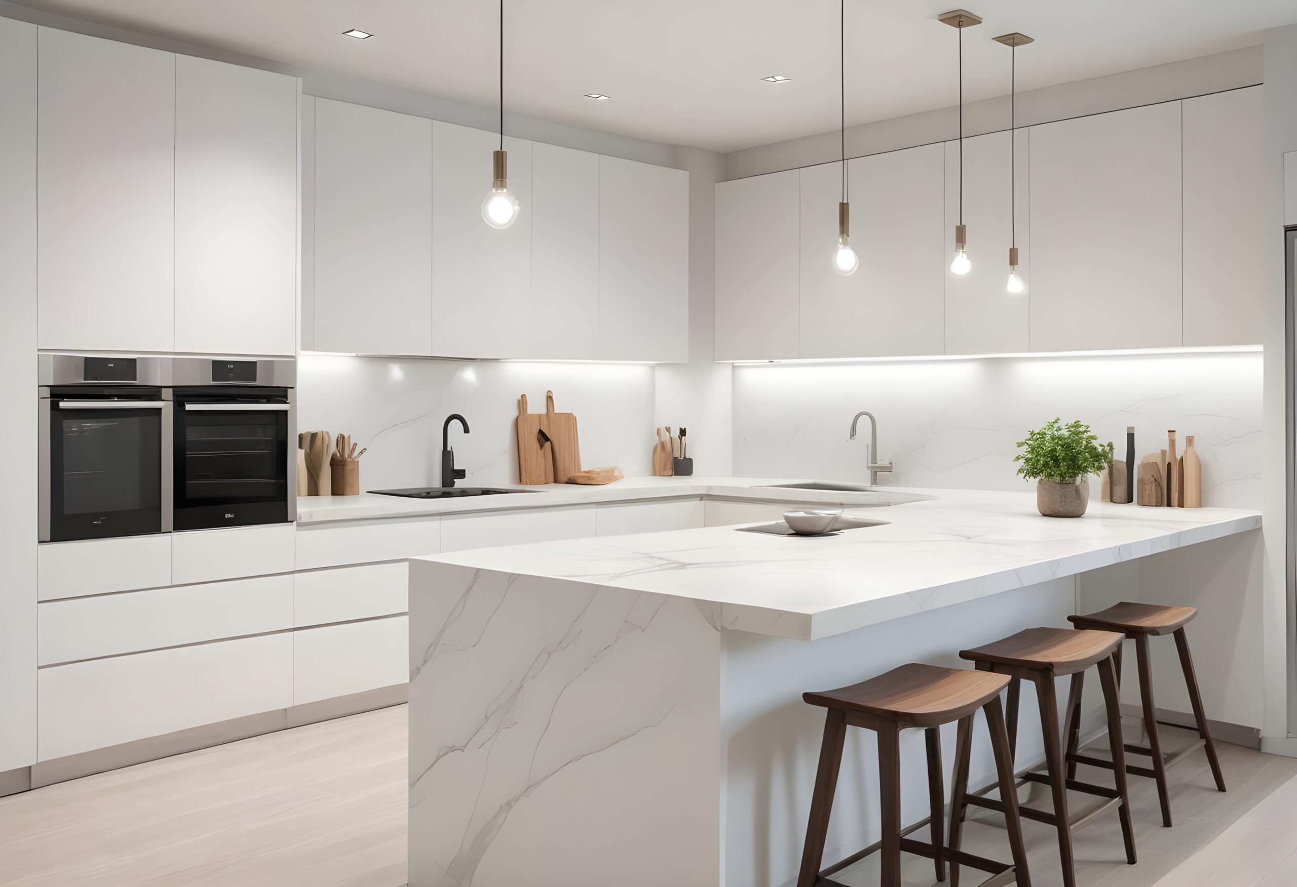 Wood Cabinet Johor Pet Resistant Kitchen Countertops, Home, Decor, Design, Interior