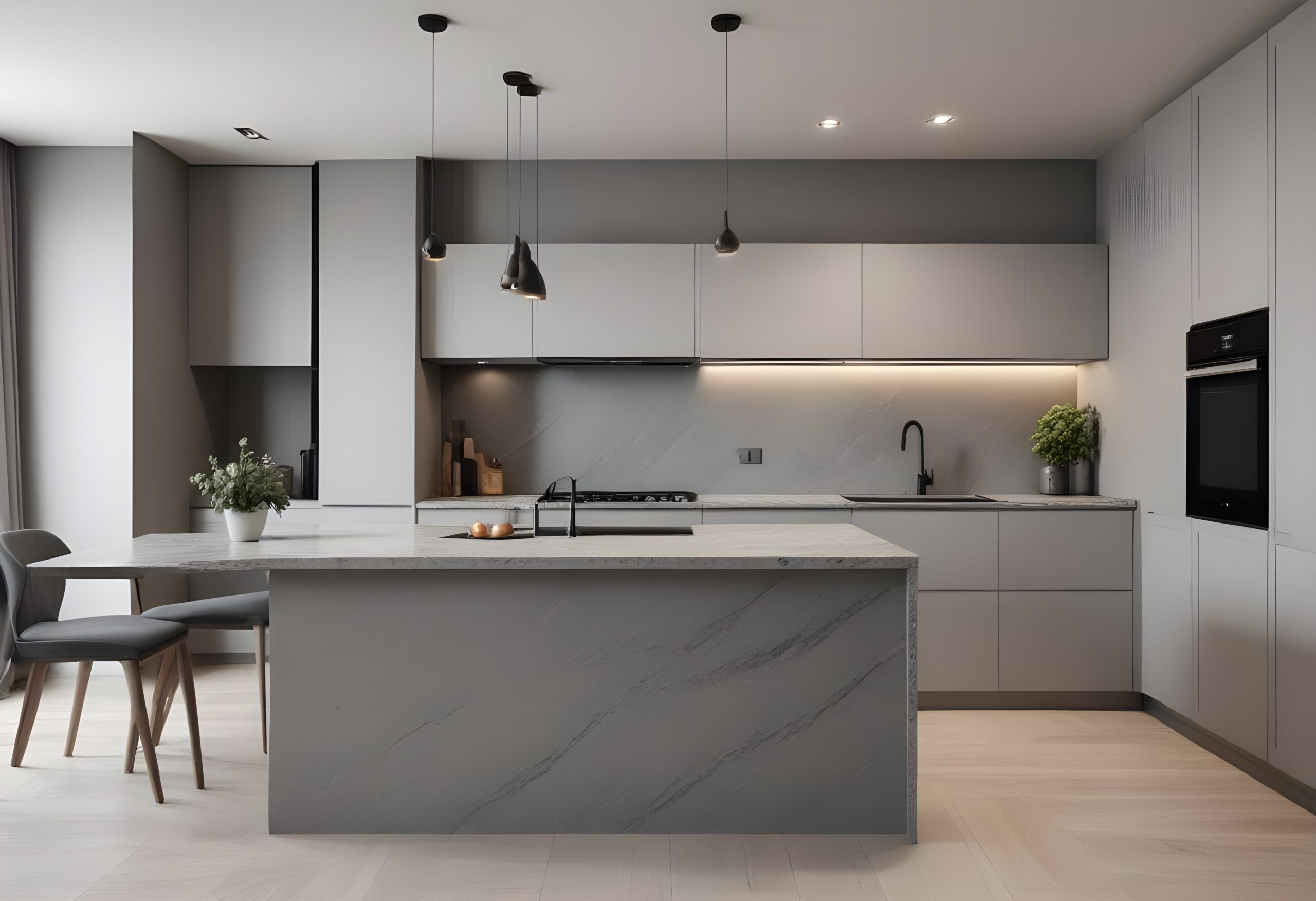 Wood Cabinet Johor Pet Resistant Kitchen Countertops, Home, Decor, Design, Interior