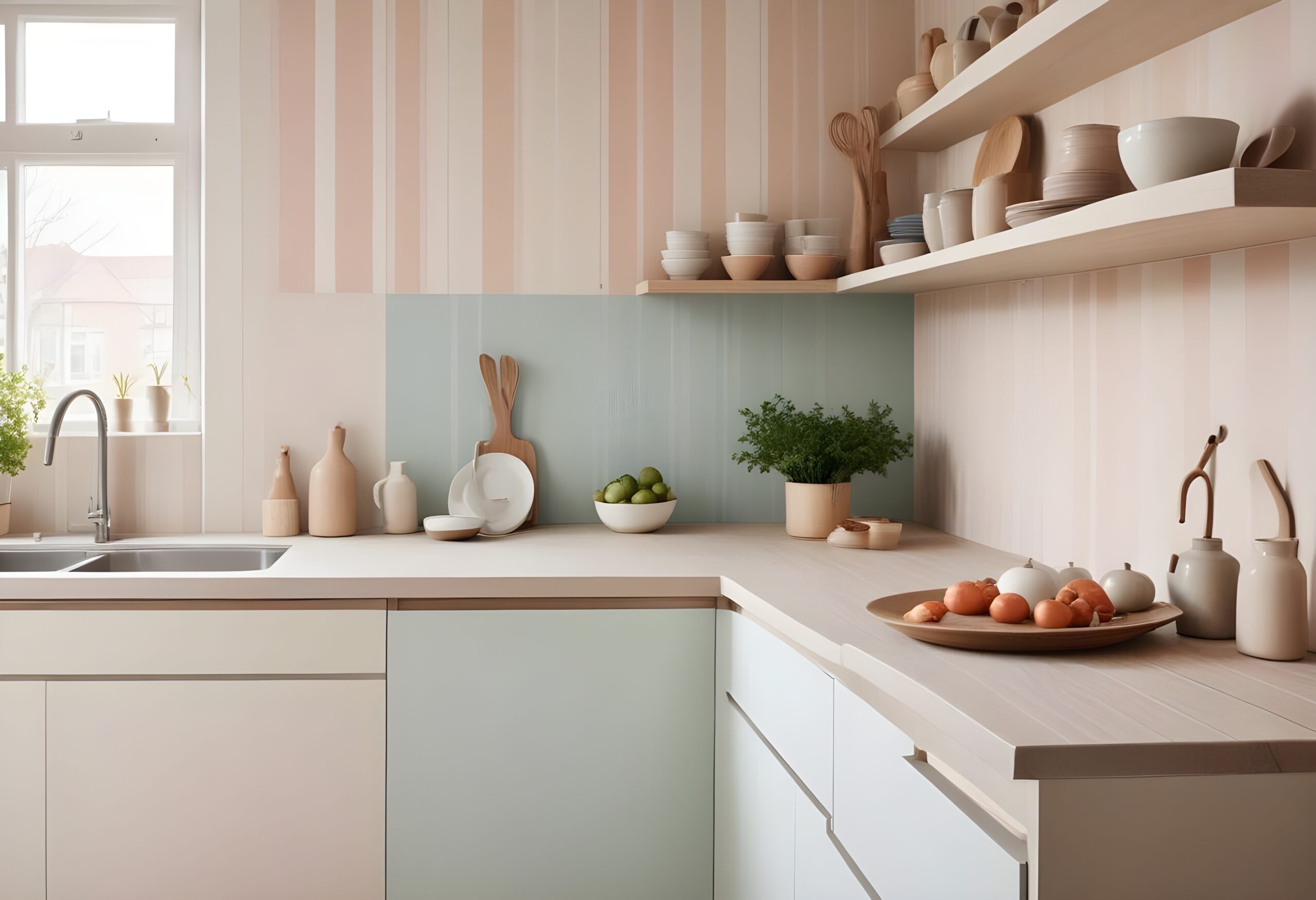 Wood Cabinet Johor Countertop Overhaul, Kitchen, Space, Decor, Interior