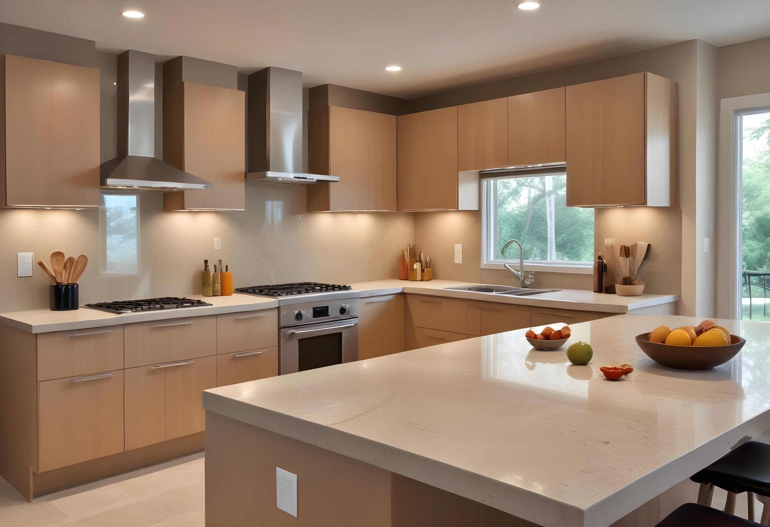 Wood Cabinet Johor Choosing Countertops, Kitchen, Space, Interior, Aesthetics, Functionality