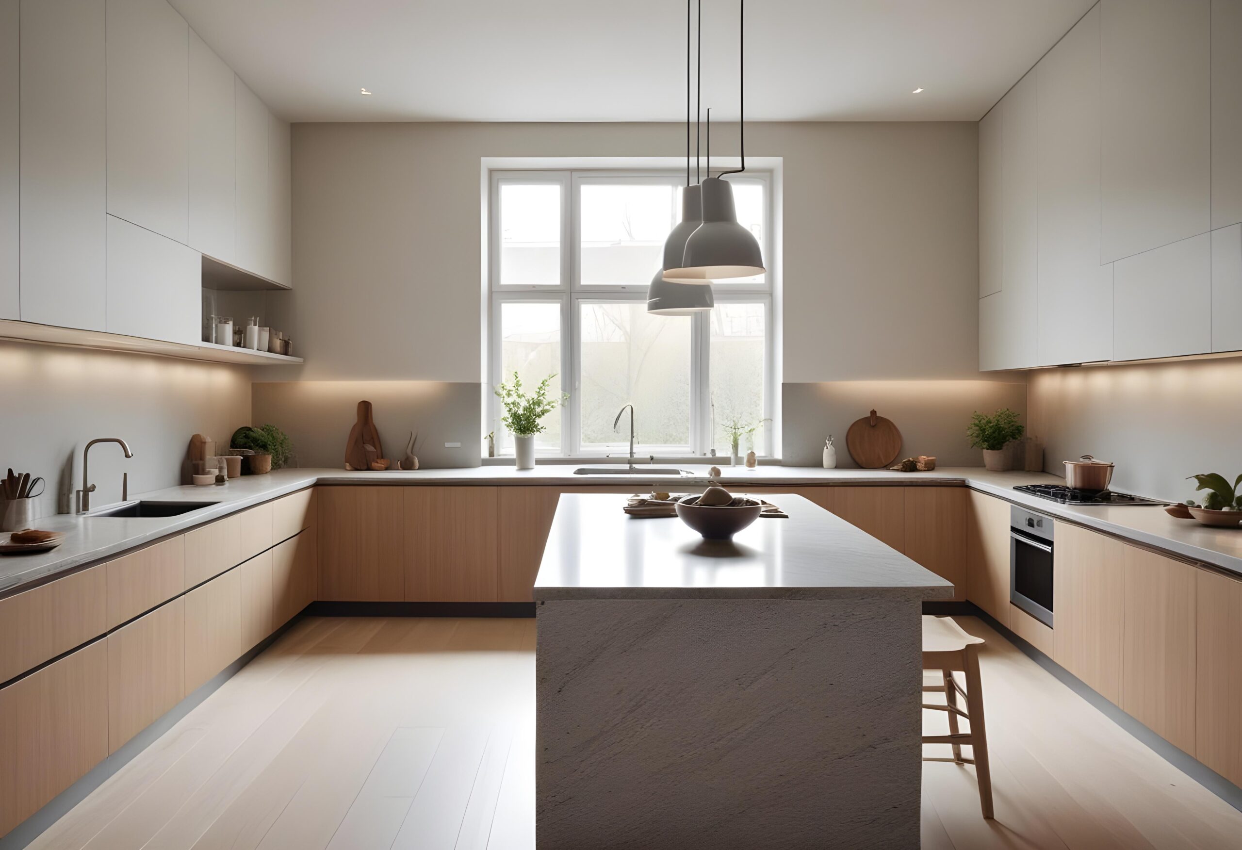 Granite Countertops, Kitchen, Interior, Space, Decor, Set-Up