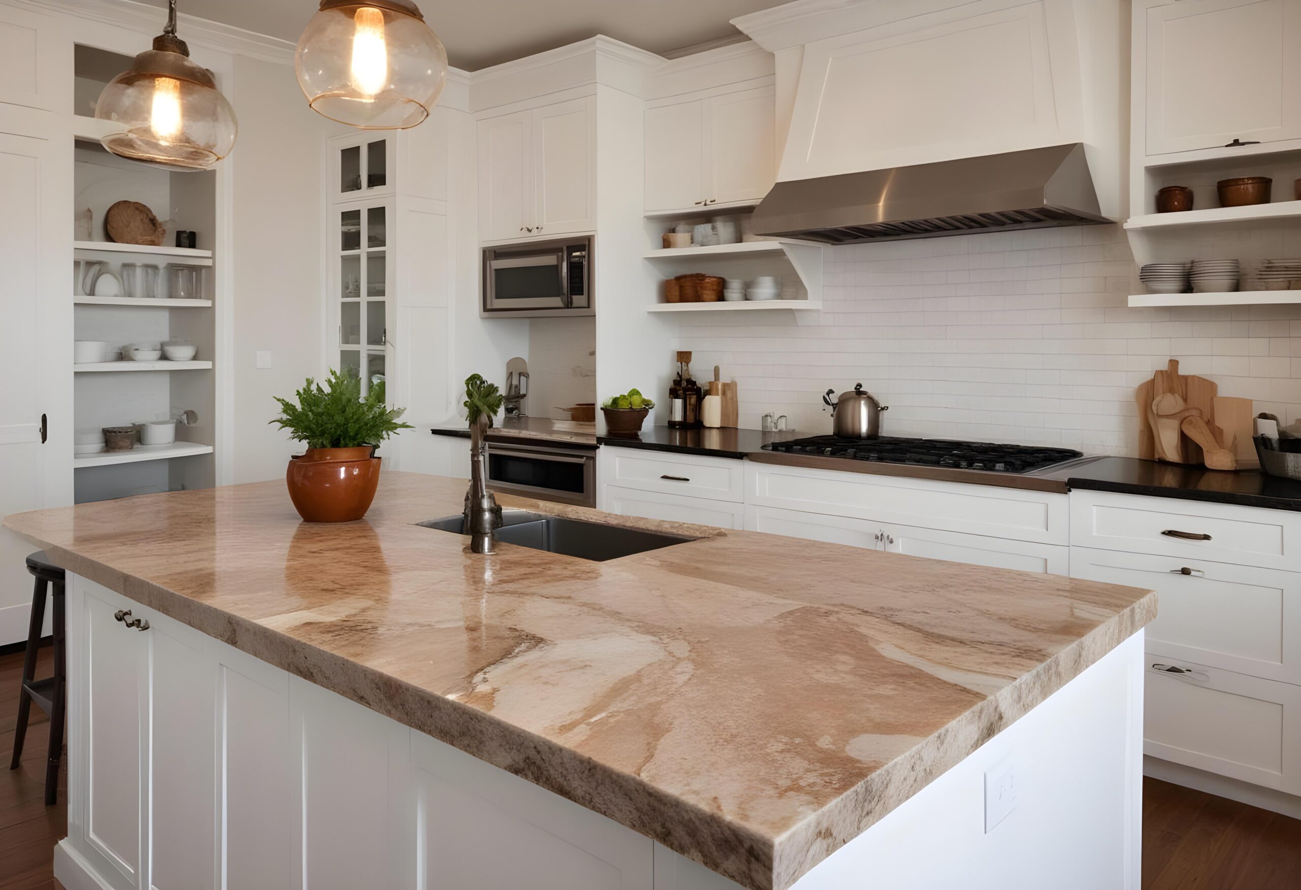 Wood Cabinet Johor Pristine Countertops, Kitchen Space, Home, Decor, Interior
