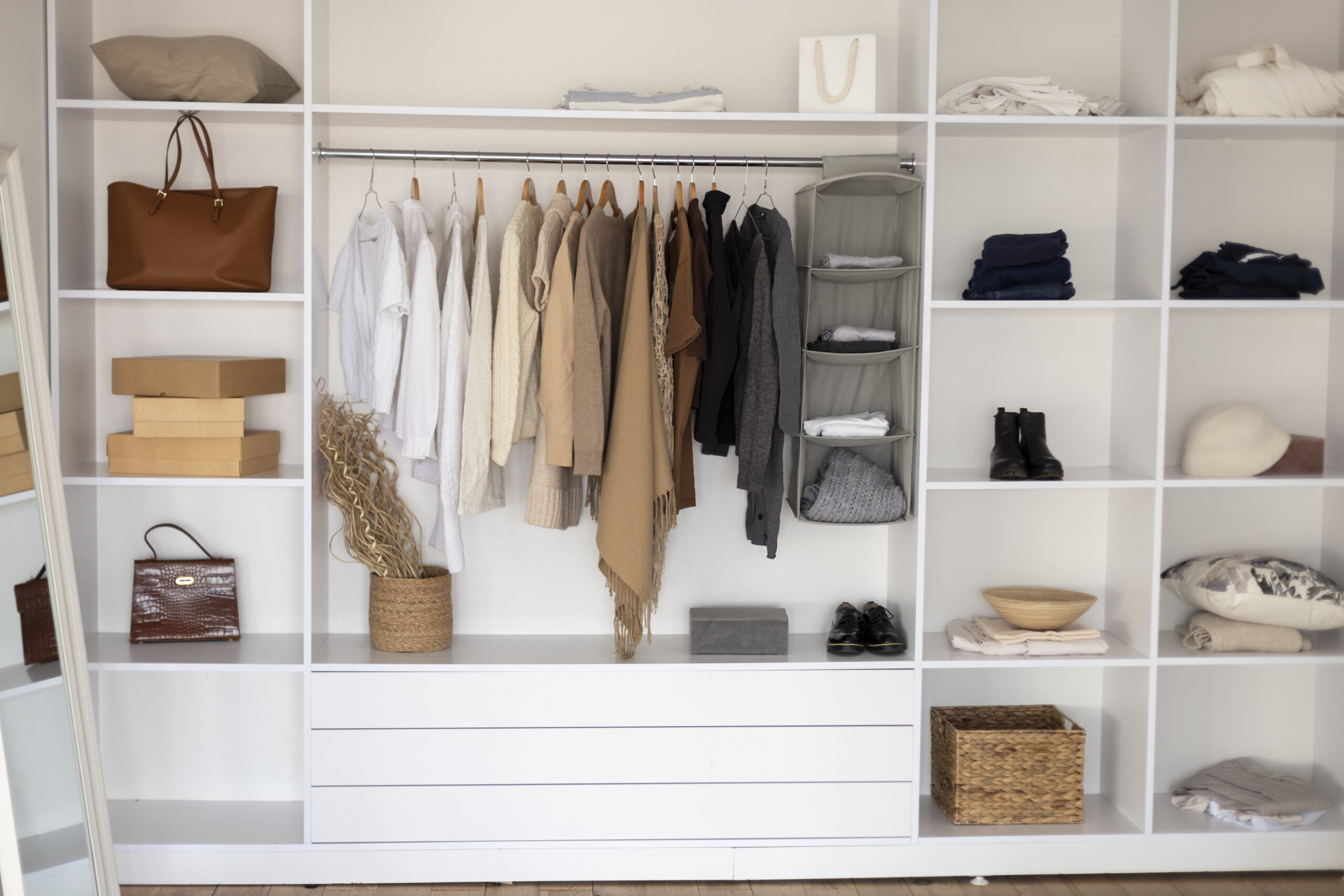 Wood Cabinet Johor Sharing Wardrobe Space, Neat, Clean, Home