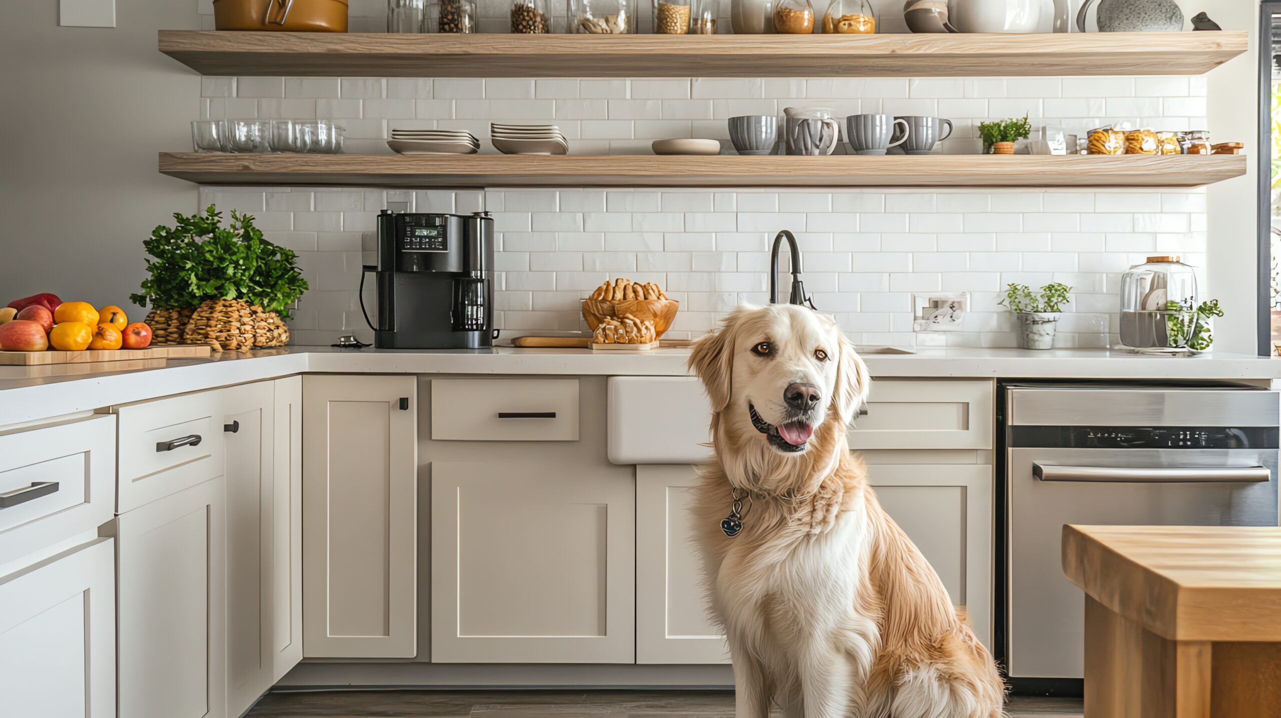Kitchen Design For Pets, Home, Space, Interior