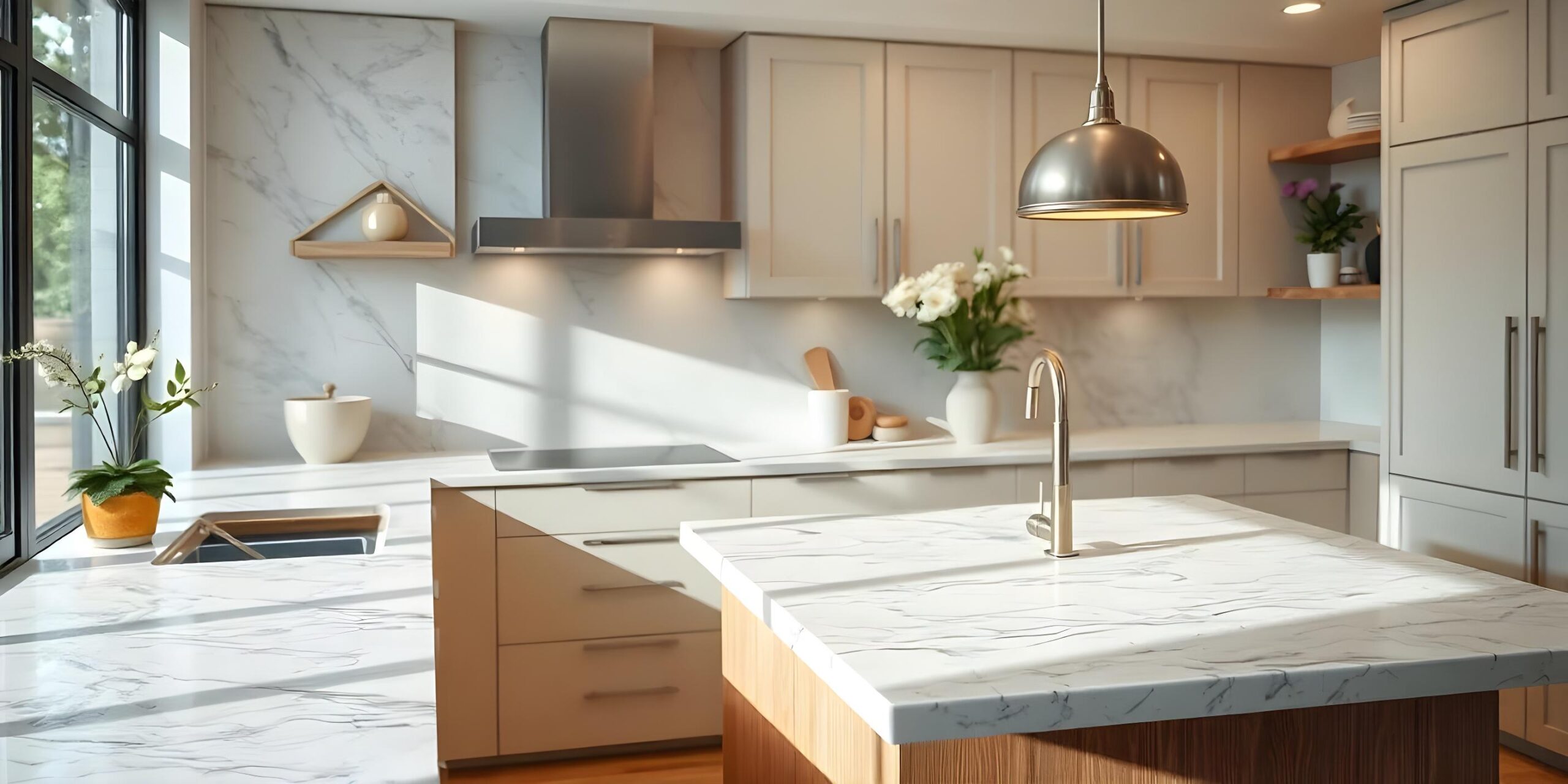 Wood Cabinet Johor Benefits Of Quartz Countertops, Pros Of Using Quartz Countertops, Quartz Countertops For Home