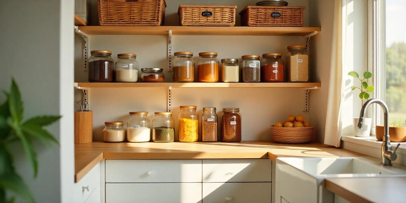 Wood Cabinet Johor Pantry Perfection, Organised Pantry, Home Pantry Tips, Organised Kitchen Pantry