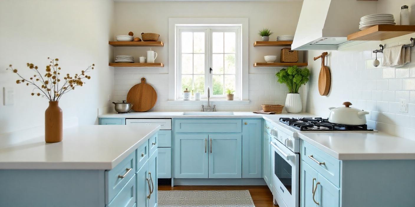 Wood Cabinet Johor Home Kitchen Harmony, Kitchen Balance, Cohesive Kitchen