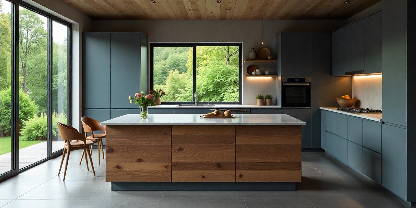 Wood Cabinet Johor Modern Kitchen Makeover, Kitchen Design Inspiration, Kitchen Design Tips, Modern Kitchen Design
