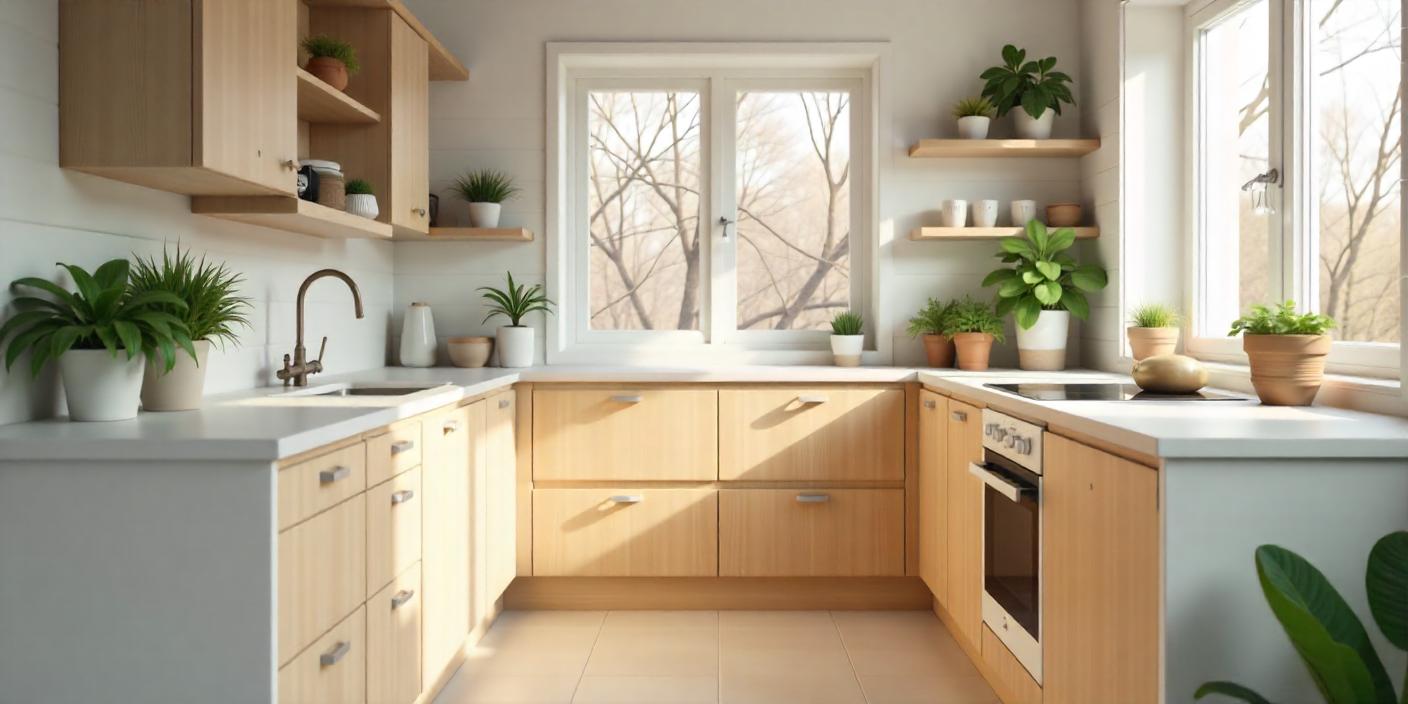 Wood Cabinet Johor Seamless Living, Kitchen And House Coherence, Seamless Home Space
