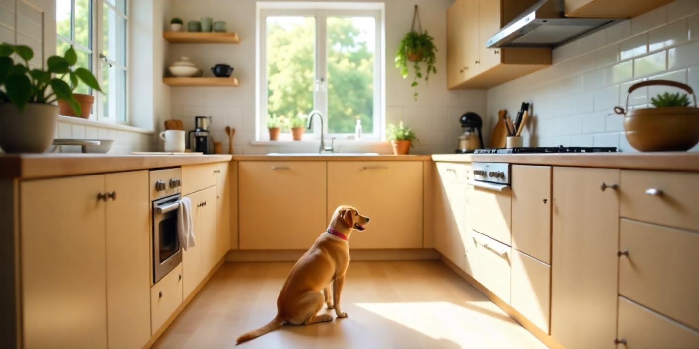 Wood Cabinet Johor Pet Friendly Kitchen, Kitchen For Pets, Comfortable Pet Kitchen