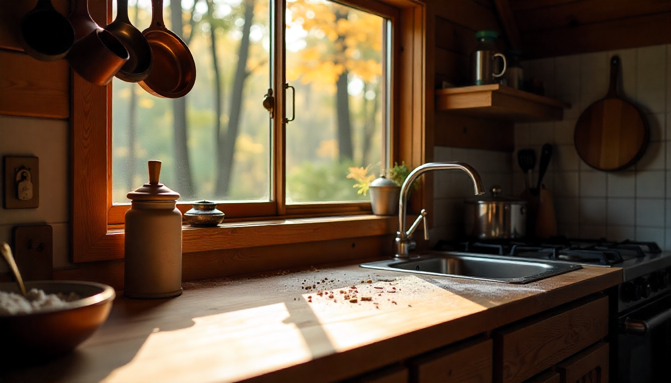 Wood Cabinet Johor Compact Kitchens, Kitchen Countertop, Countertop Tips, Kitchen Countertop Space, Small Kitchen Countertops
