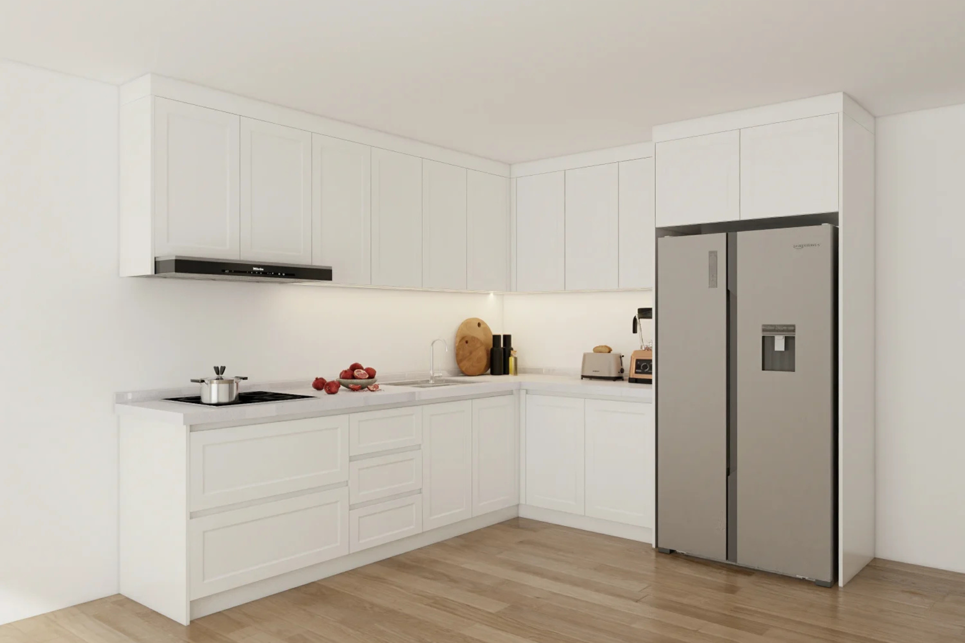 Wood Cabinet Johor European Kitchen Cabinets, Kitchen Cabinet Options, Home Kitchen Cabinets, Cabinet Materials