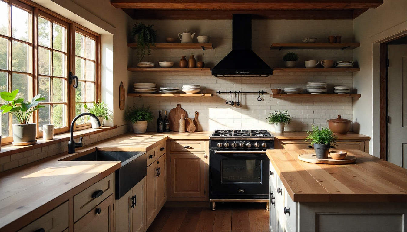 Wood Cabinet Johor Achieve A Unified Look, Cohesive Kitchen, Unified Kitchen, Neat And Tidy Kitchen, Coherent Kitchen