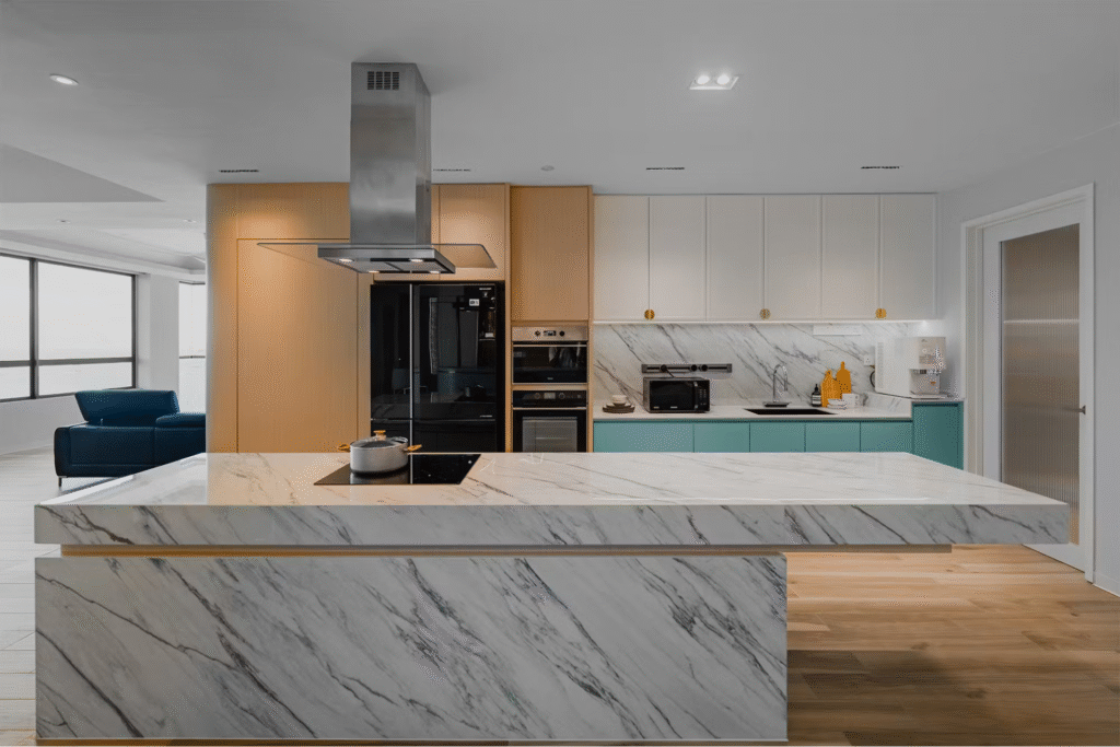 The Cohesive Kitchen, Seamless Kitchen, Clean Kitchen, Neat Kitchen, Kitchen Design, Kitchen Decor