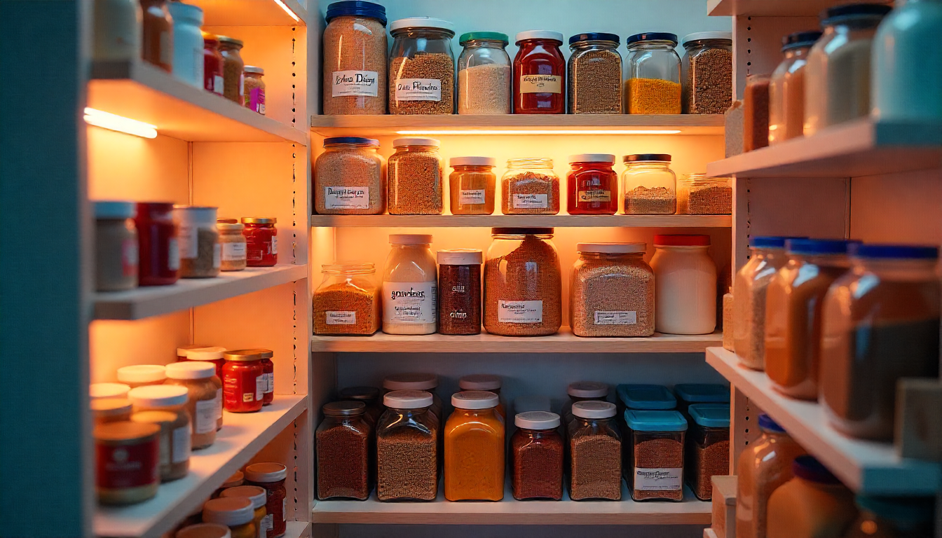 Wood Cabinet Johor Organise A Pantry, Pantry Organisation, Home Organisation, Kitchen Pantry Organisation, Pantry Neatness, Pantry Tips