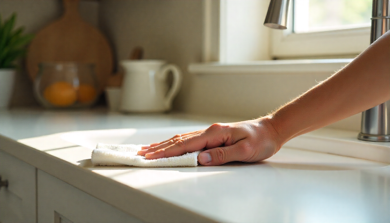 Wood Cabinet Johor Declutter Your Kitchen Counters, Clean Kitchen Countertops, Kitchen Countertops, Home Kitchen Countertops
