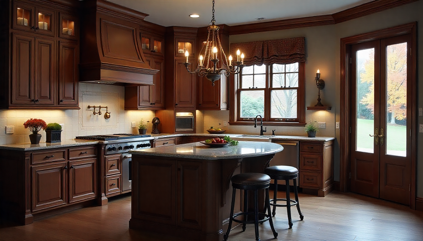 Wood Cabinet Johor Love Your Large Kitchen, Large Kitchen Planning, Large Kitchen Design, Kitchen Space, Huge Kitchens, Big Kitchen
