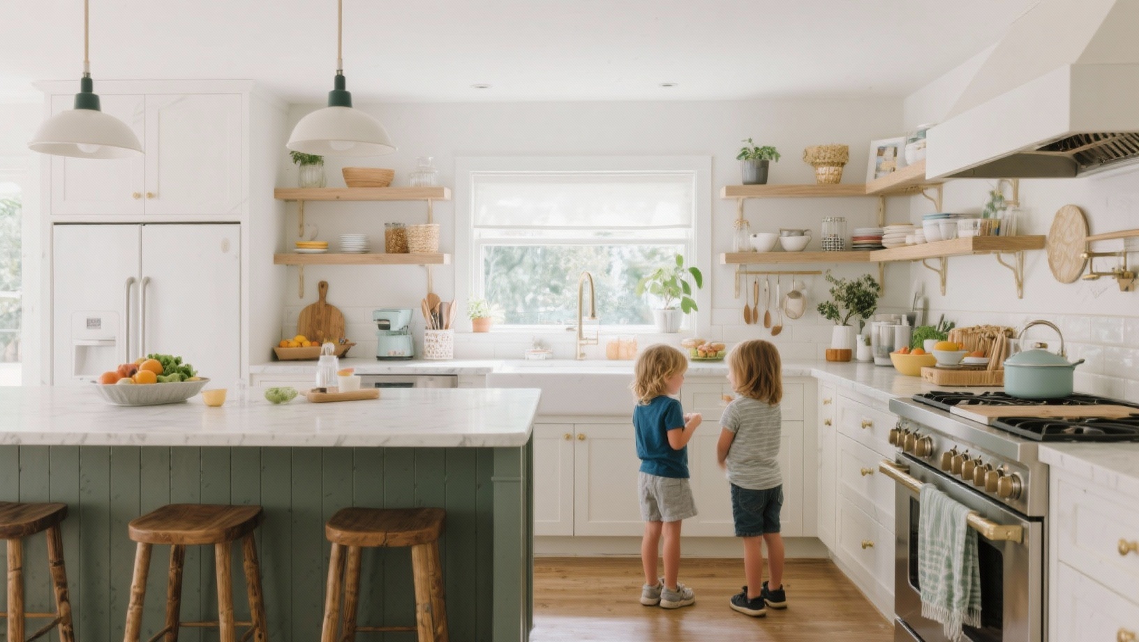 Kid Proof Kitchen, safe kitchen, kitchen safety, kitchen design, home kitchen, kid friendly kitchen