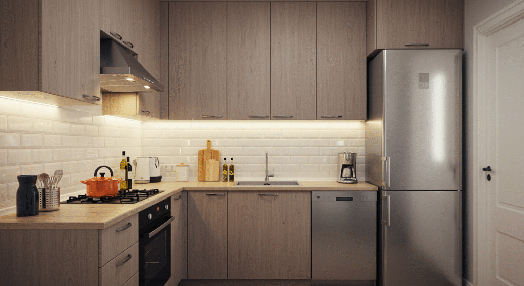 The Evergreen Kitchen, Minimalistic Kitchen, Timeless Kitchen, Neat Kitchen, Kitchen Design, Kitchen Appearance, Minimalist Kitchen Design