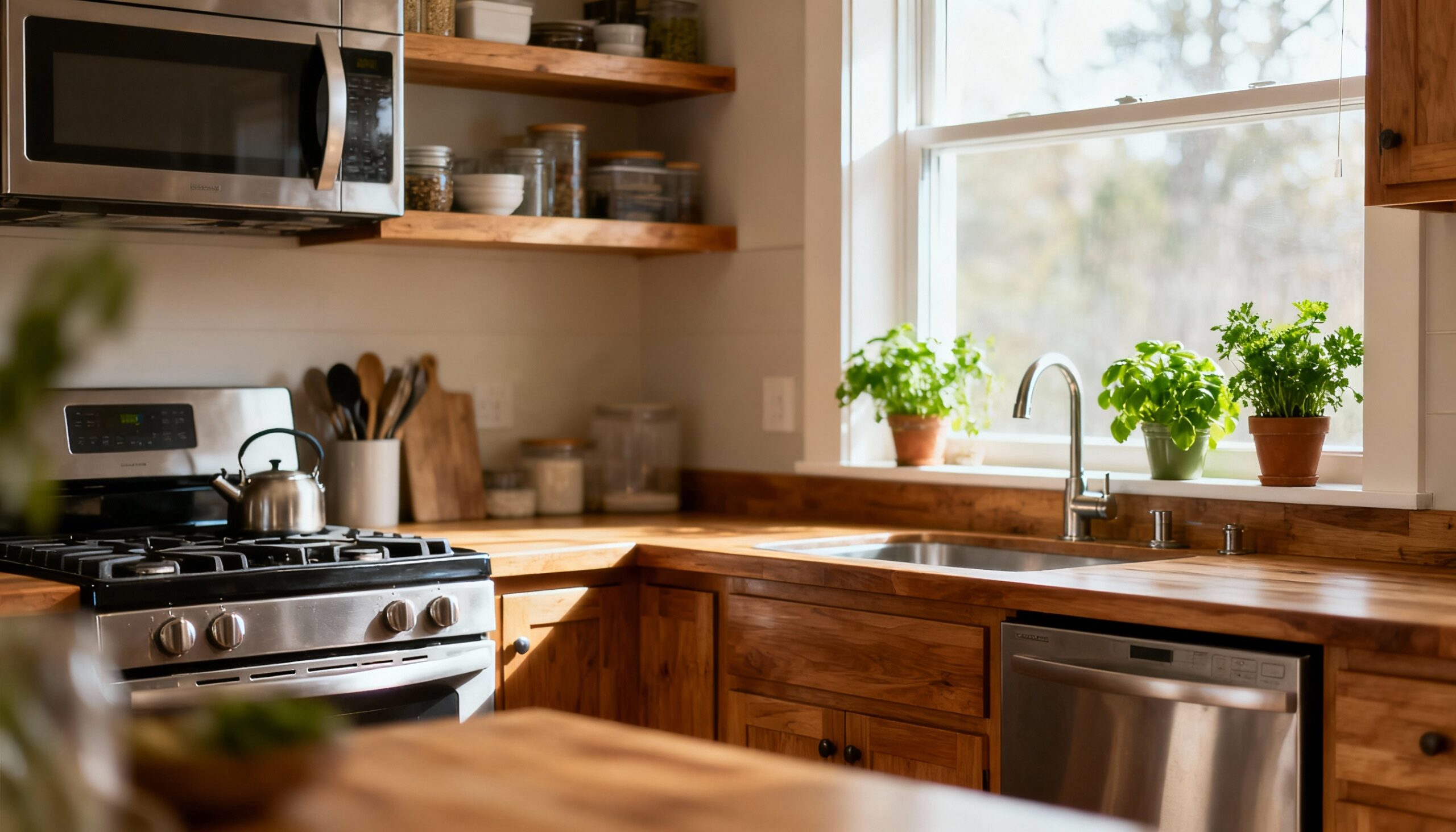 Wood Cabinet Johor Higher Home Value, Kitchen Design, Home Kitchen Value, Home Kitchen Design Tips, Value For Home Kitchens, Increasing Kitchen Value