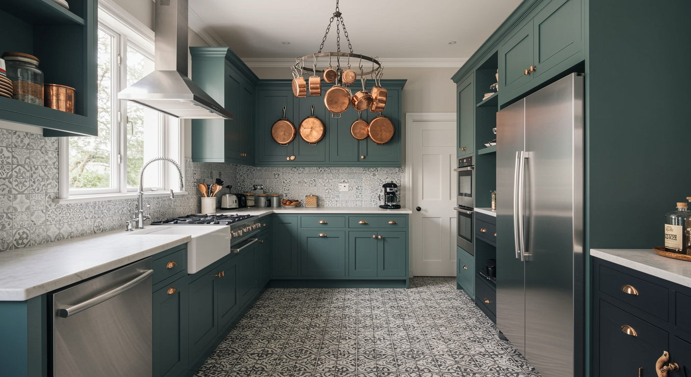 Luxury Living Kitchen, Kitchen Countertops, Home Kitchen Aesthetics, Kitchen Countertop Choice, Home Kitchen Countertop Looks, Countertops For Home