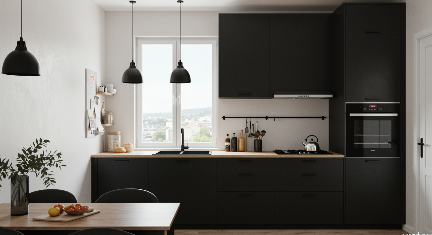 Small And Commodious Kitchen, Small Kitchen Design, Small Kitchen Planning, Small Kitchen Design Tips, Home Small Kitchen, Planning Small Kitchens, Designing Small Kitchens