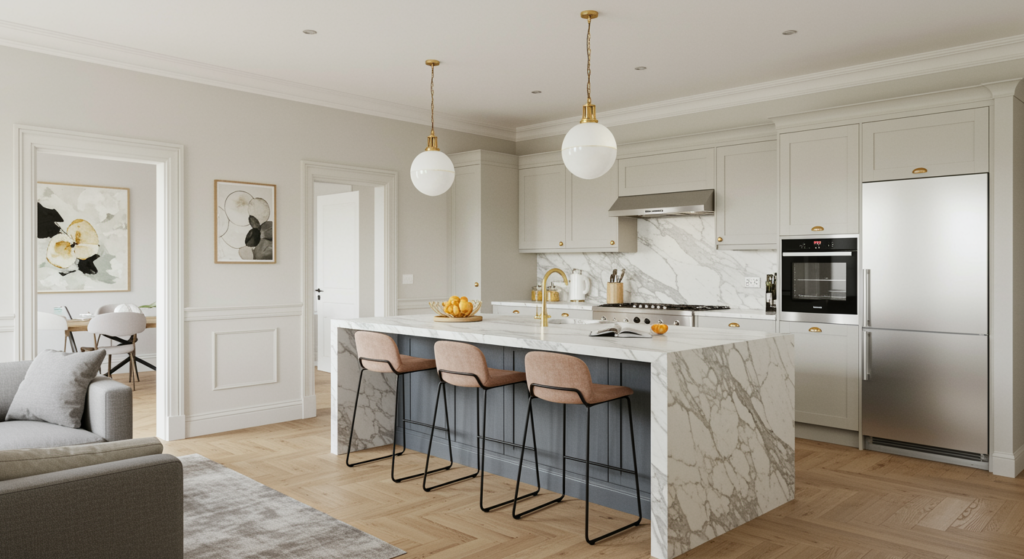 Creating A Spacious Kitchen, Kitchen Space, Home Kitchen Spaciousness, Space Planning, Kitchen Space Planning, Home Kitchen Space Tips, Creating A Spacious Kitchen, Spacious Kitchen Aspects