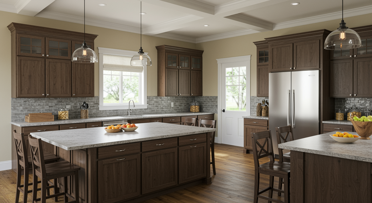 Wood Cabinet Johor Kitchen Triangle Trap, Kitchen Layout, Kitchen Space, Kitchen Planning, Home Kitchen Space, Home Kitchen Planning, Home Kitchen Outlook, Home Kitchen Environment