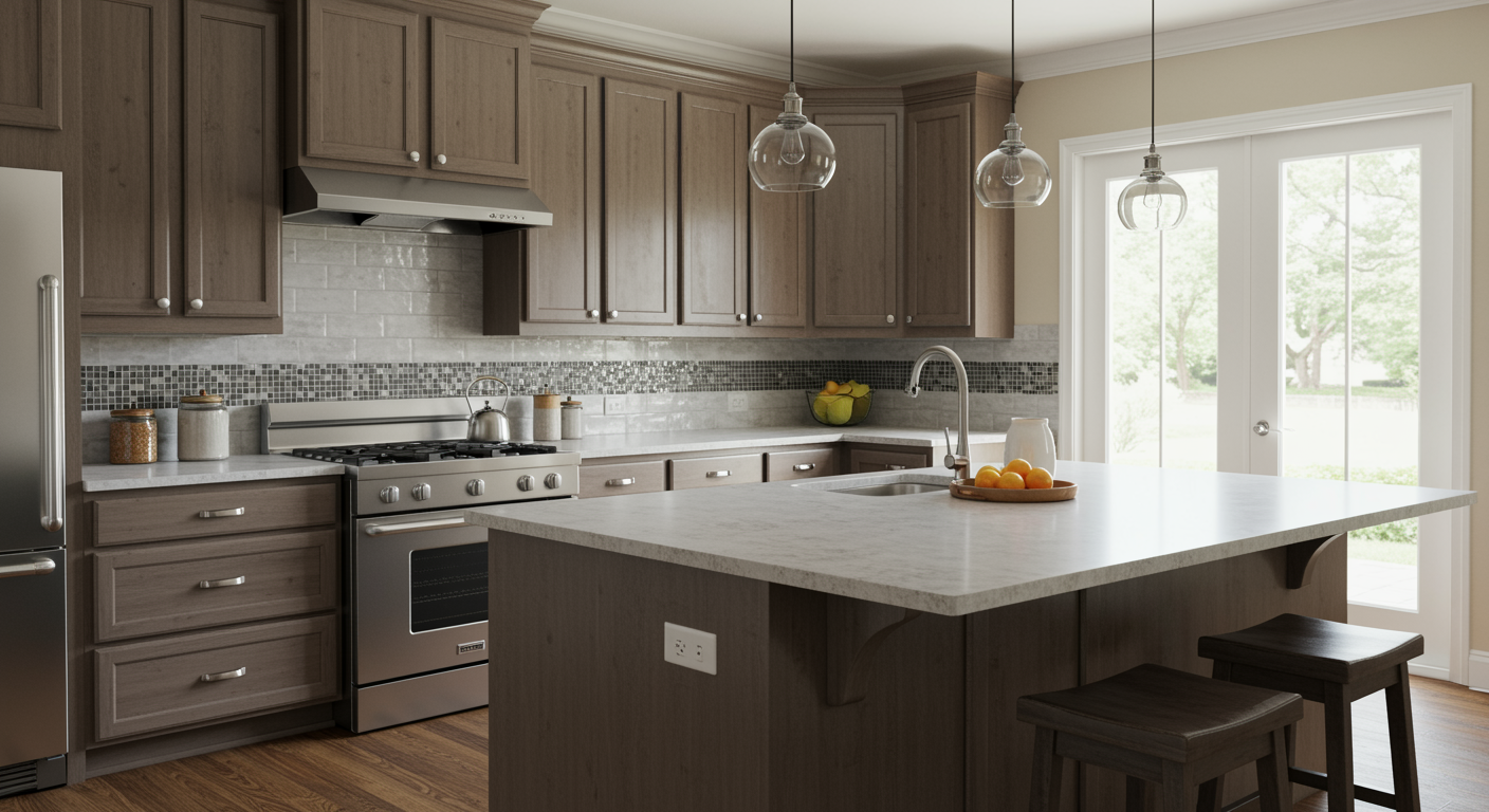 The Zero Stress Kitchen, Kitchen Space, Kitchen Planning, Kitchen Design, A Neat Kitchen, Waterproof Kitchen Surfaces, Kitchen Countertops, Kitchen Countertop Choices