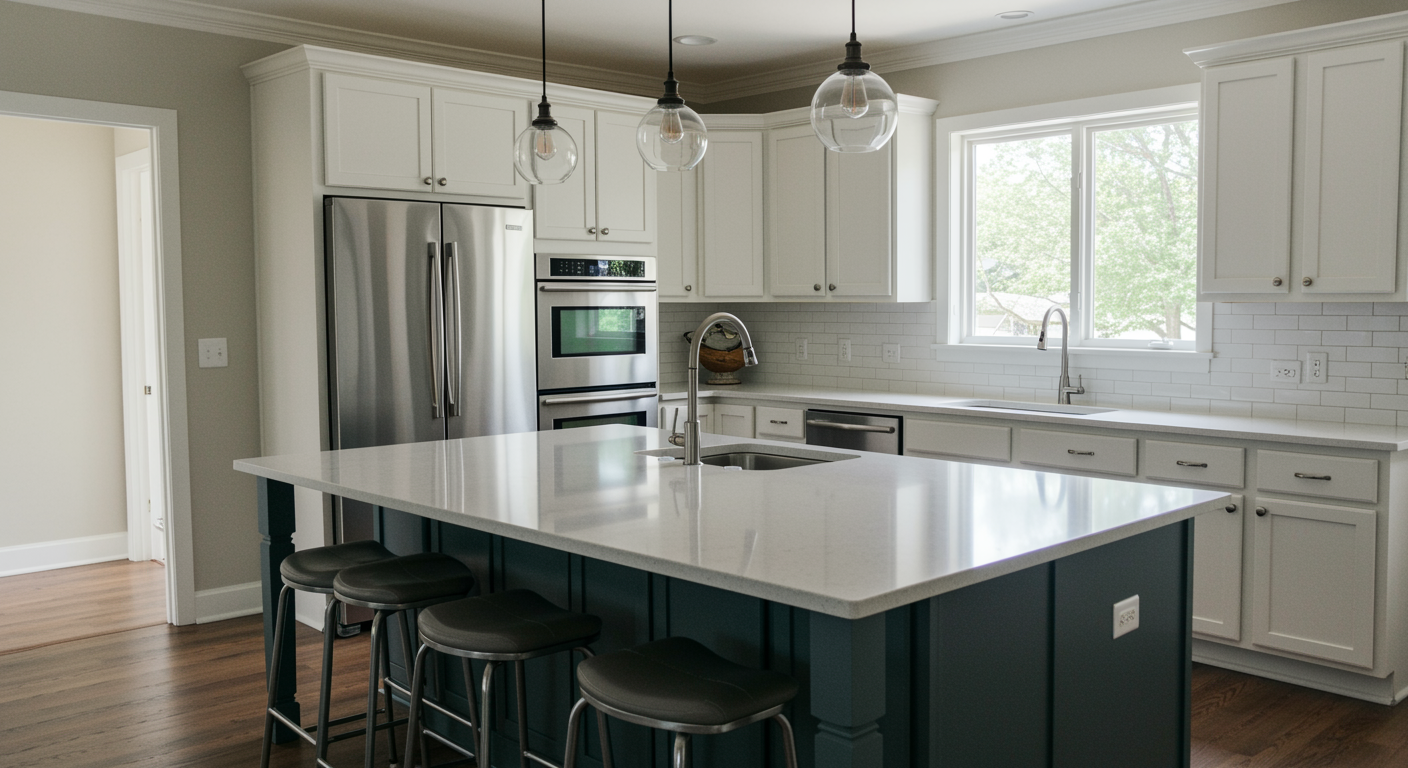 High Performance Minimalist Kitchen, Minimalist Kitchen, Kitchen That Is Minimalistic, Home Kitchen Design, Kitchen Design, Home Kitchen Appearance, Kitchen Aesthetics, A Good Looking Kitchen