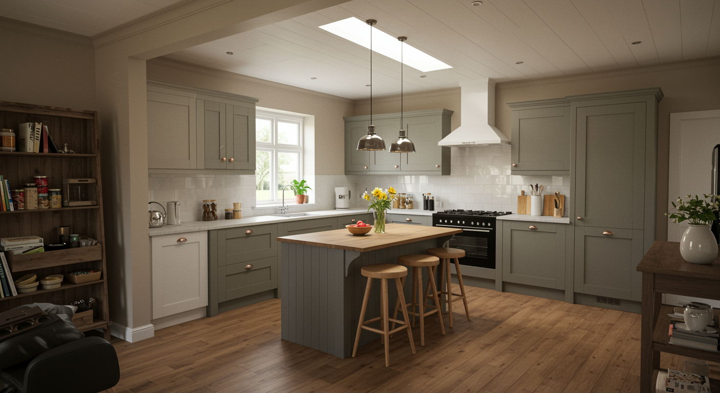 Wood Cabinet Johor Kitchen Of Peace, Home Kitchen Design, Tips For Kitchen Design, Planning A Kitchen, Home Kitchen Planning Tips, Thinking Of Kitchen Tips, A Peaceful Looking Kitchen, A Peace Inducing Kitchen